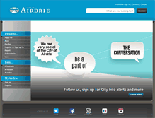 Tablet Screenshot of airdrie.ca